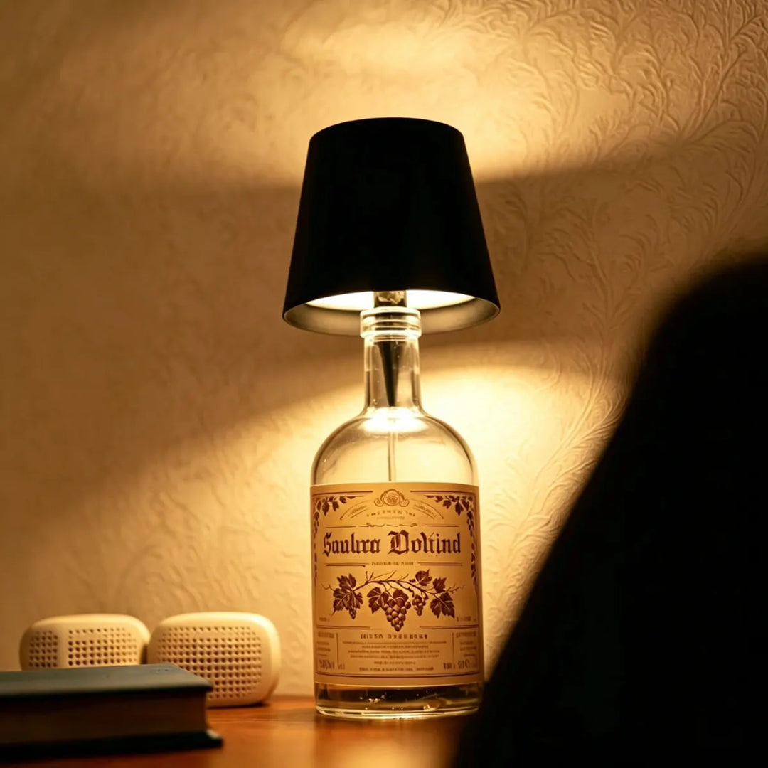 Rechargeable LED Bottle Lamp - Cordless Wine Bottle Light Insert