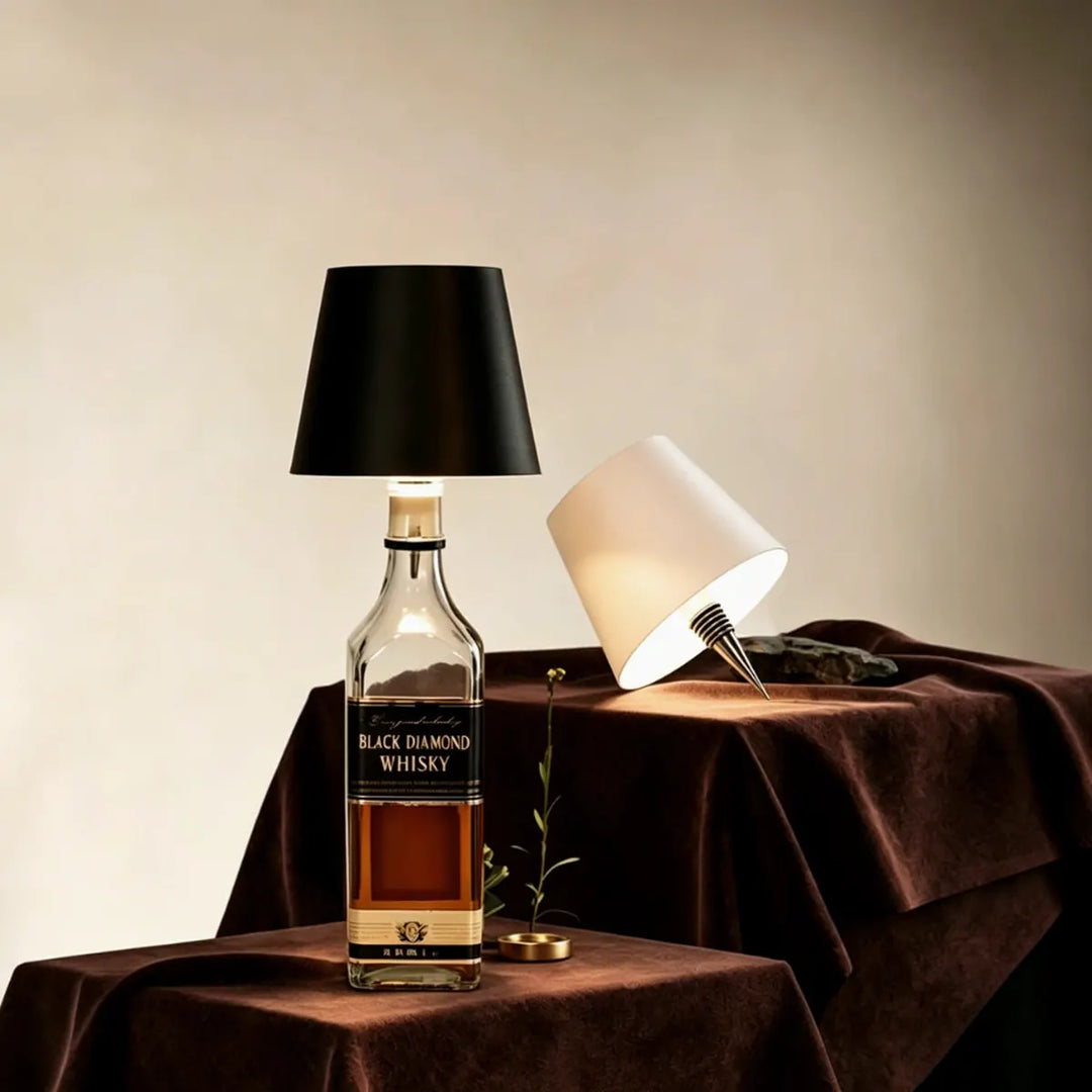 Rechargeable LED Bottle Lamp - Cordless Wine Bottle Light Insert
