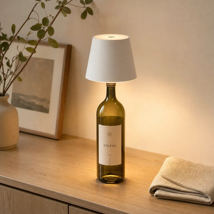 Rechargeable LED Bottle Lamp - Cordless Wine Bottle Light Insert