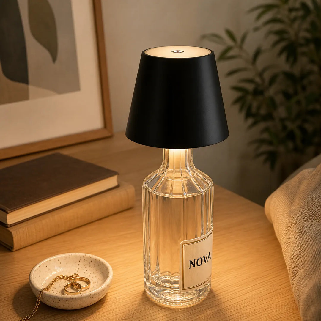 Rechargeable LED Bottle Lamp - Cordless Wine Bottle Light Insert