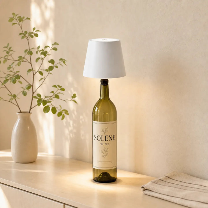 Rechargeable LED Bottle Lamp - Cordless Wine Bottle Light Insert