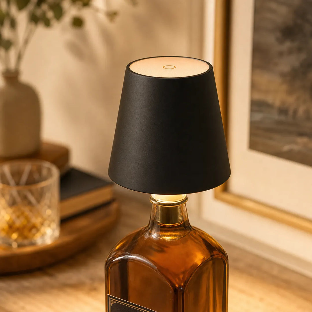 Rechargeable LED Bottle Lamp - Cordless Wine Bottle Light Insert