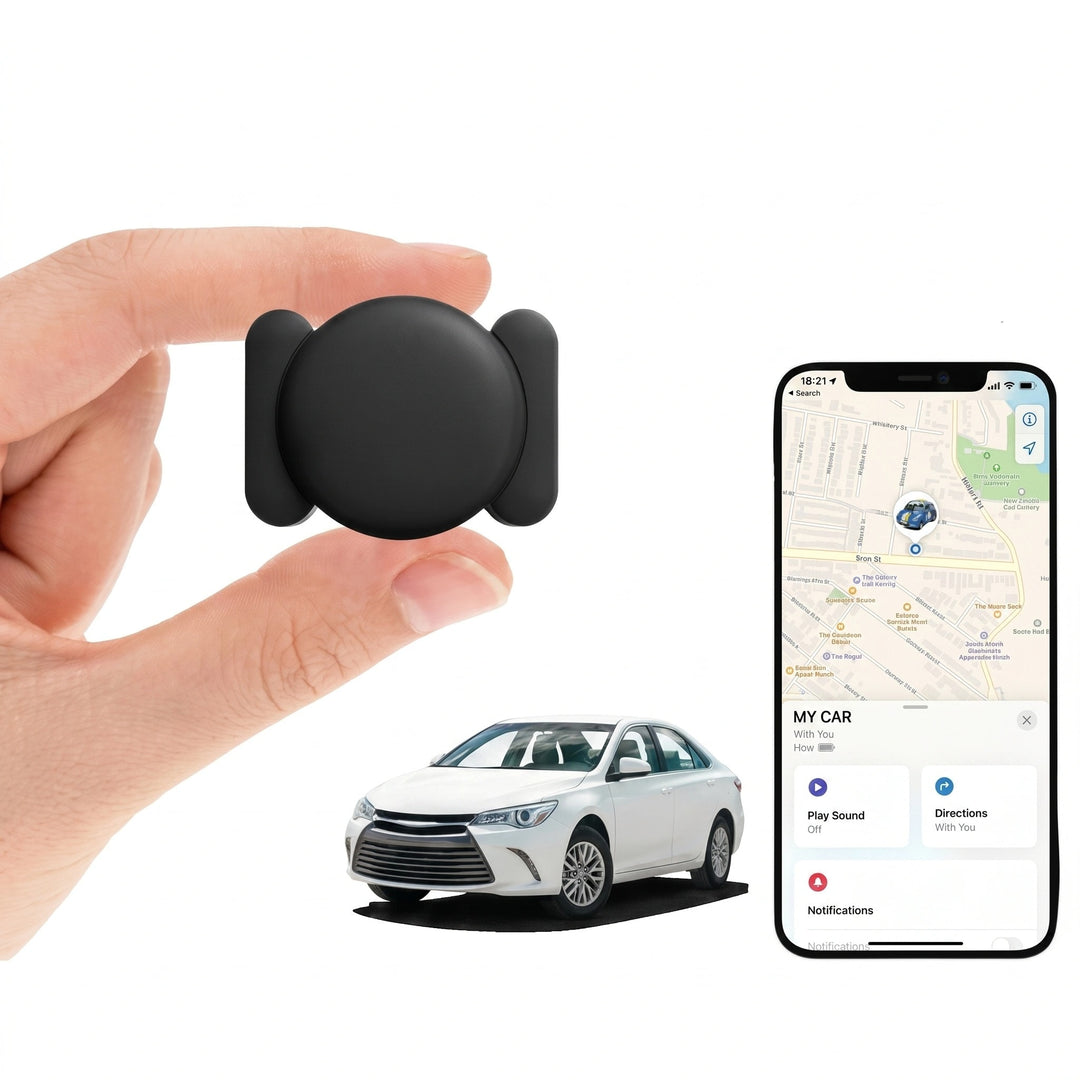 Rechargeable Vehicle GPS Tracking Device with Magnetic Case and No Subscription