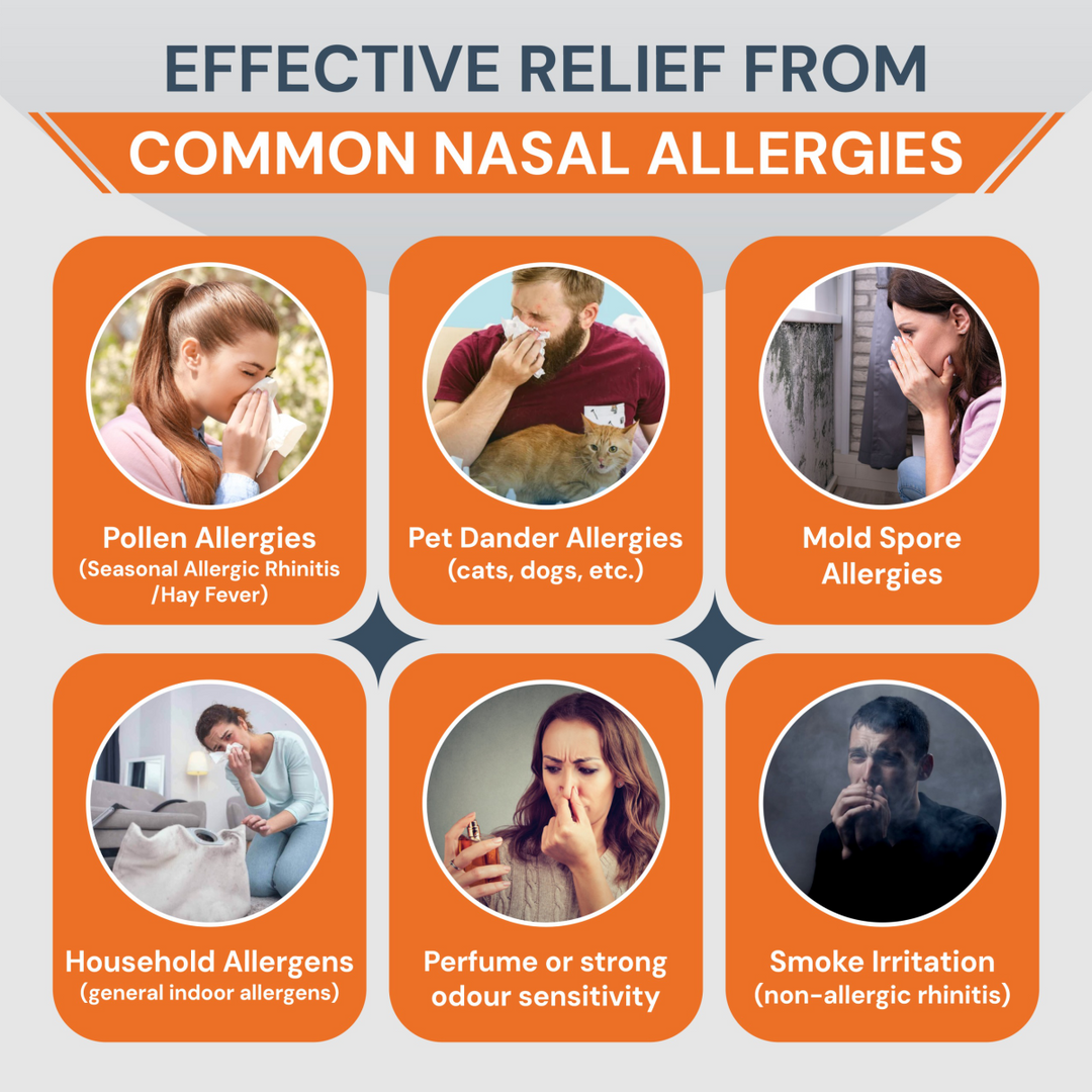 Red Light Therapy Device for Nasal Allergy & Rhinitis