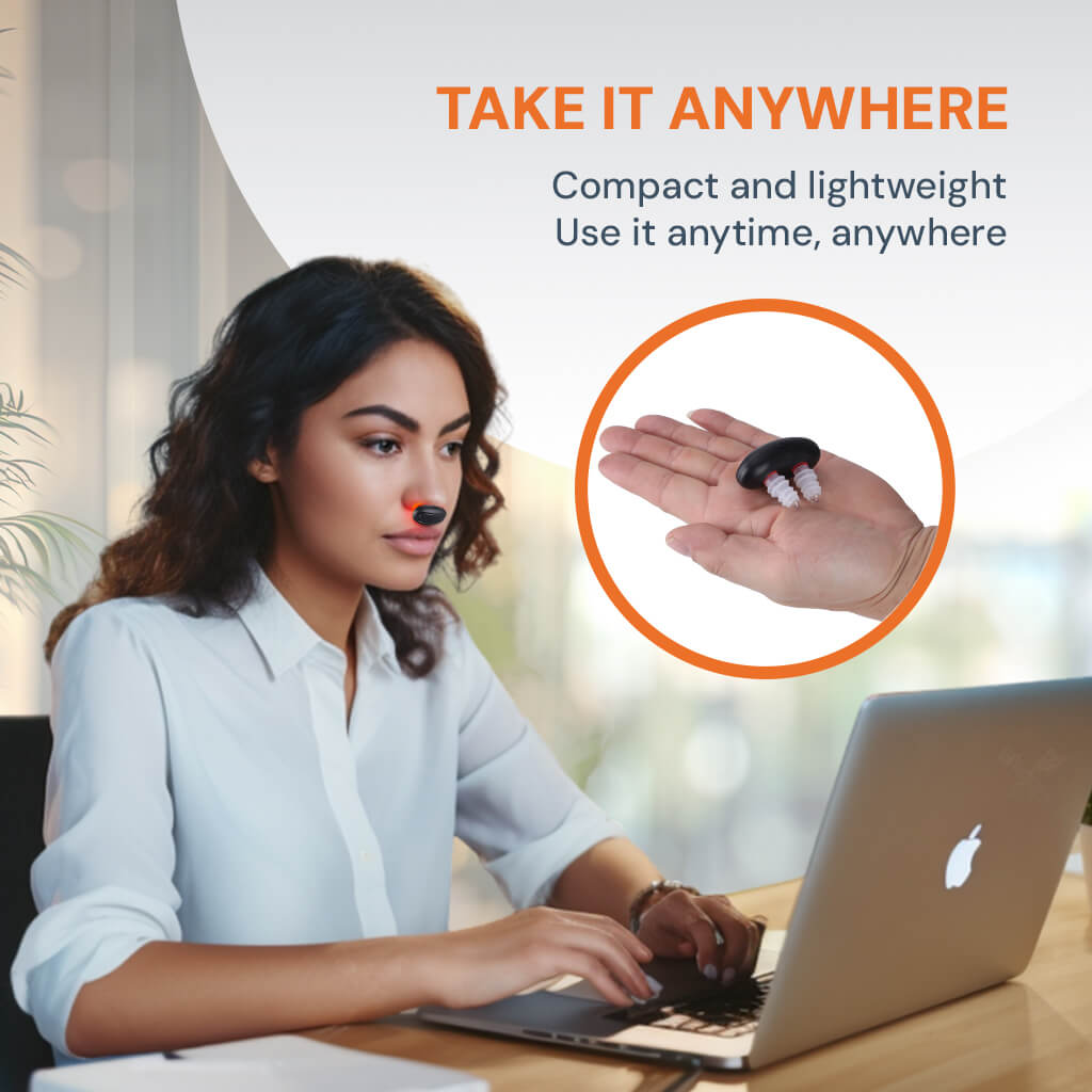 Red Light Therapy Device for Nasal Allergy & Rhinitis