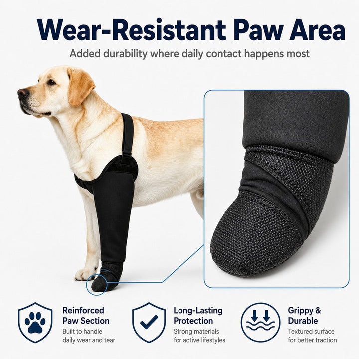 Dog Front Leg Protective Sleeve for Recovery & Walks | Helps Reduce Licking