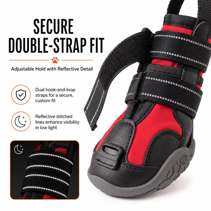 Adjustable Tension-Dial Dog Paw-Lift Support Boots