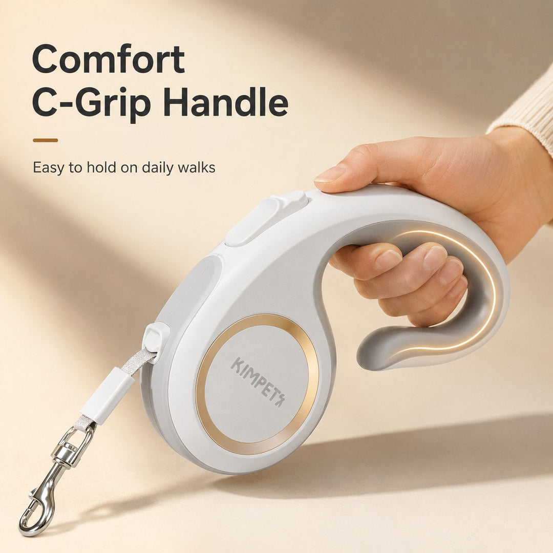Retractable Dog Leash for Daily Walks & Park Outings