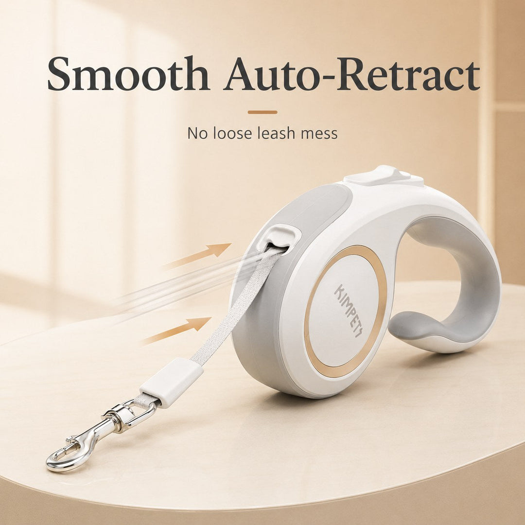 Retractable Dog Leash for Daily Walks & Park Outings