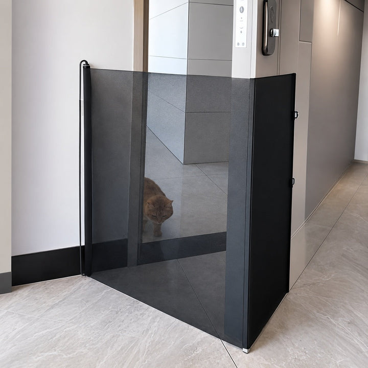 No-Drill Retractable Pet Gate for Doorways, Kitchens & Stairs