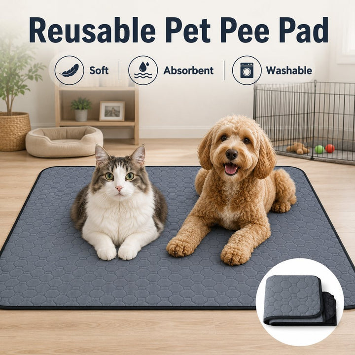 Reusable Washable Pet Pee Pad for Cats & Dogs