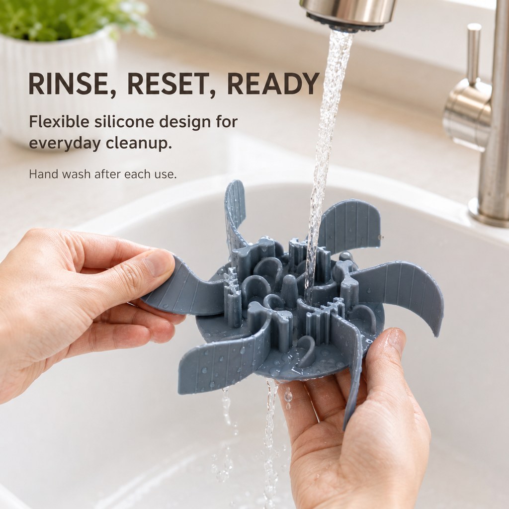 Fishbone Slow Feeder Bowl Insert for Fast-Eating Dogs