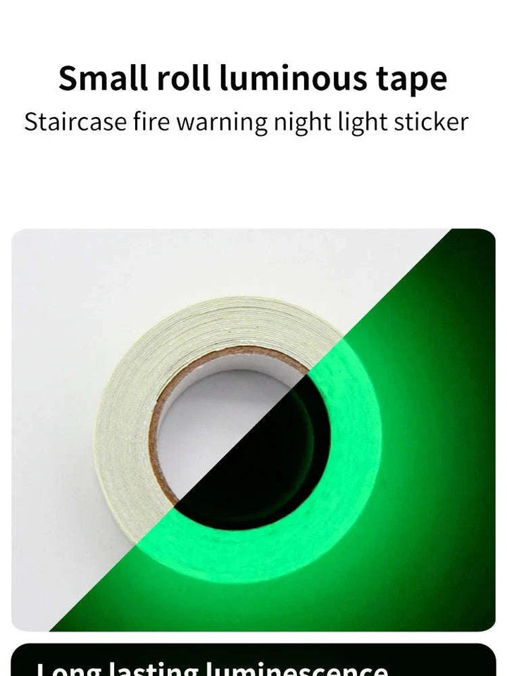 Self-Adhesive Luminous Safety Tape for Clear Night Visibility