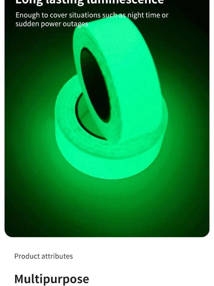 Self-Adhesive Luminous Safety Tape for Clear Night Visibility