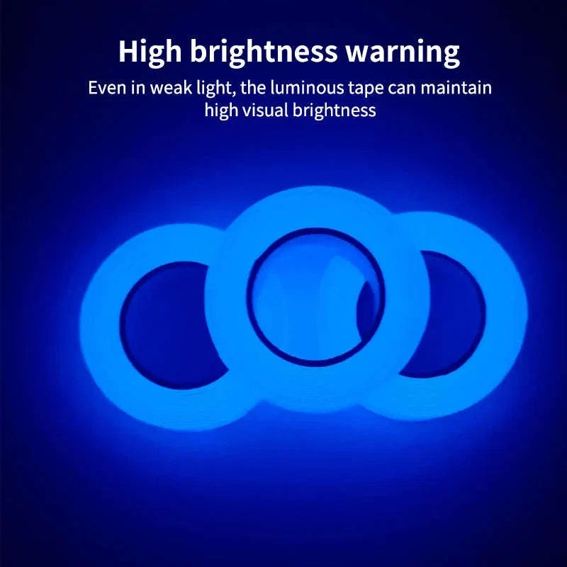 Self-Adhesive Luminous Safety Tape for Clear Night Visibility