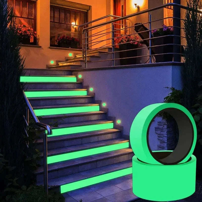 Self-Adhesive Luminous Safety Tape for Clear Night Visibility