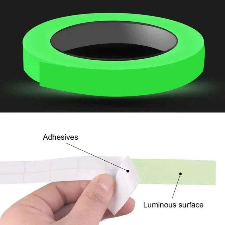 Self-Adhesive Luminous Safety Tape for Clear Night Visibility