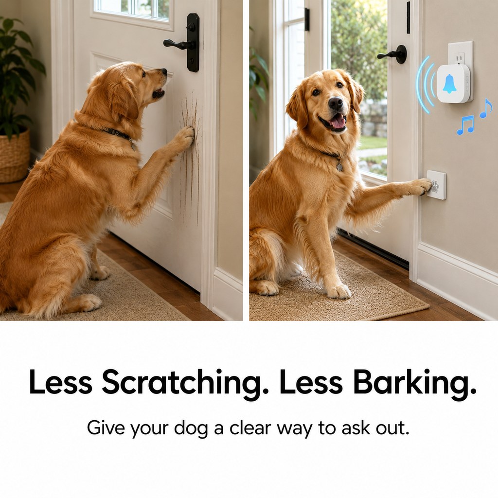 Wireless Dog Doorbell for Potty Training