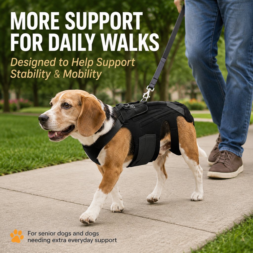Dog Back Support Brace for Senior & Recovering Dogs