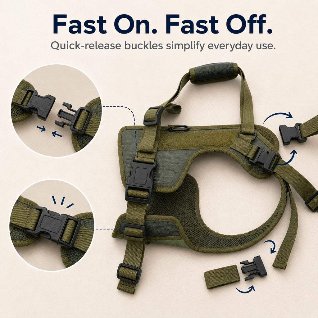 Rear Support Dog Lift Harness for Stairs, Walks & Recovery