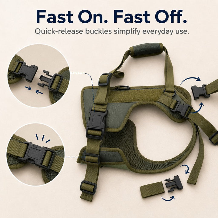 Rear Support Dog Lift Harness for Stairs, Walks & Recovery
