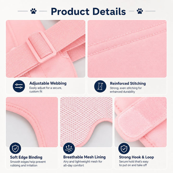 Senior Dog Lift Harness for Stairs, Cars & Daily Walking | Full-Body Support for Weak Legs