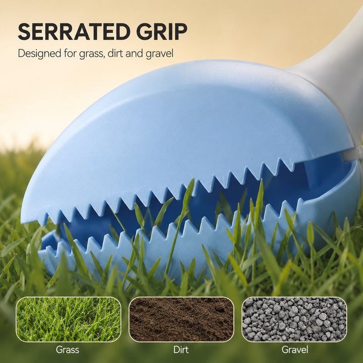 Dog Pooper Scooper for Walks & Yard Cleanup