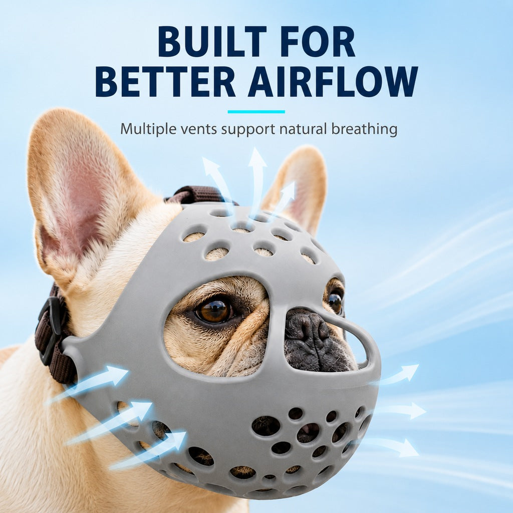 Short-Snout Dog Muzzle for French Bulldogs