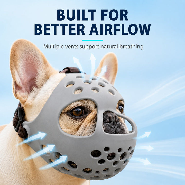 Short-Snout Dog Muzzle for French Bulldogs