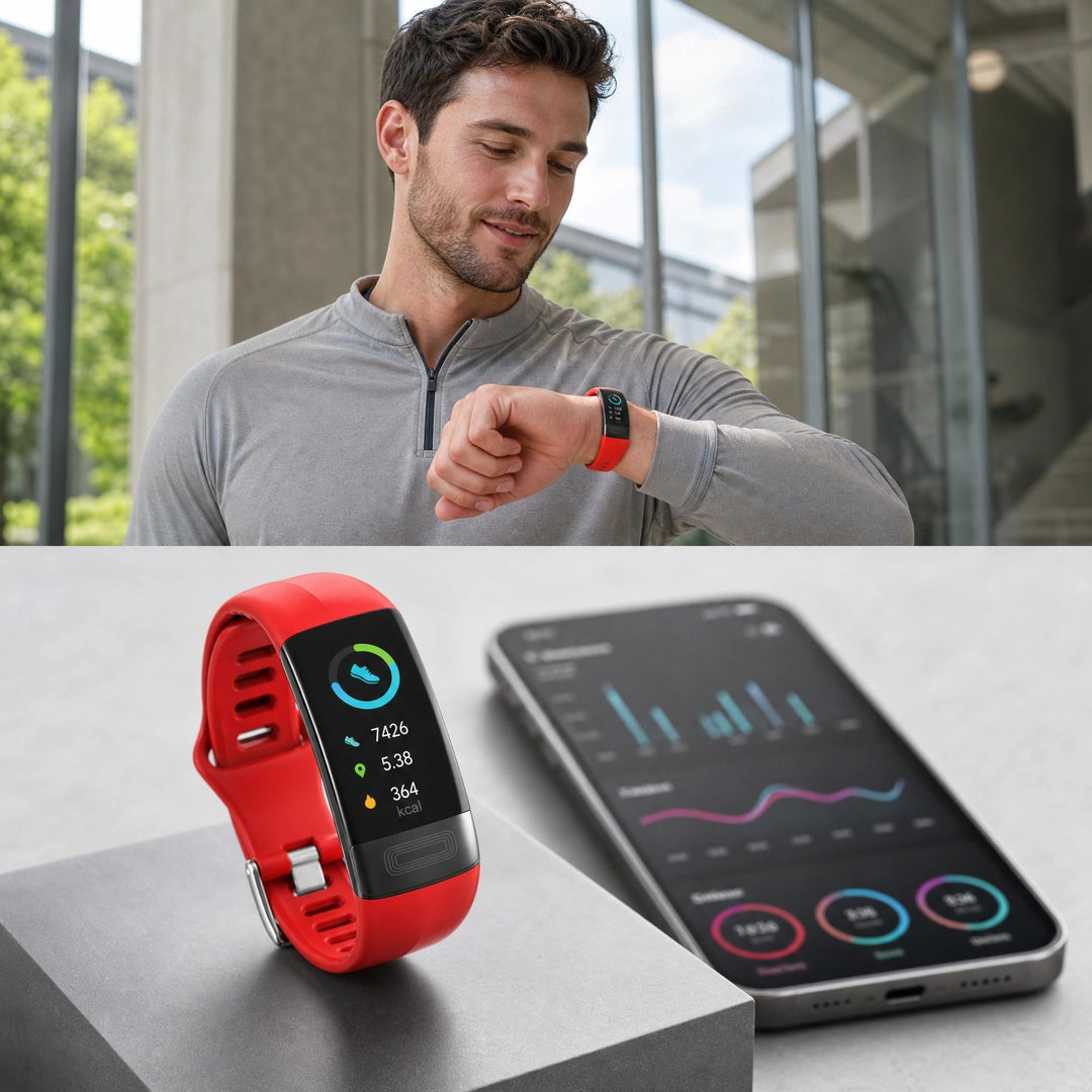 Smart Fitness Tracker with Heart Rate Monitor Sleep Tracking and Activity Tracking