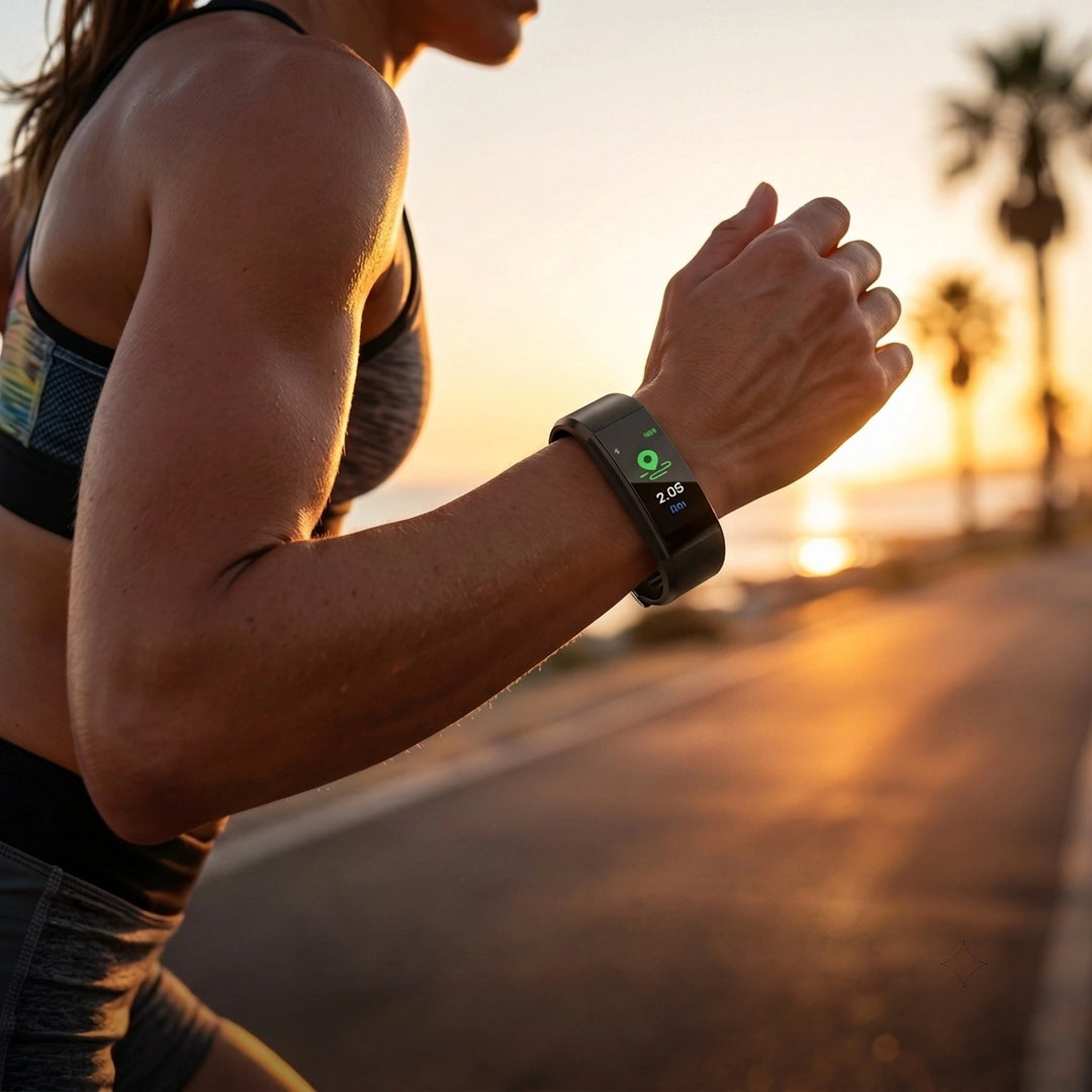 Smart Fitness Tracker with Heart Rate Monitor, Sleep Tracking and Notifications