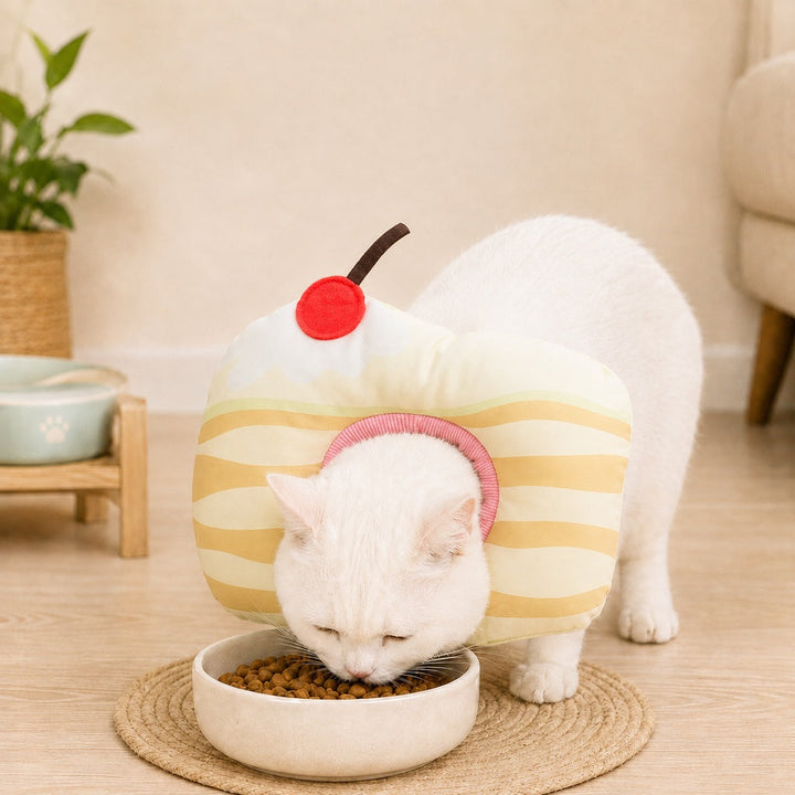 Soft Cat Recovery Collar for Eating & Sleeping | Adjustable Cone Alternative