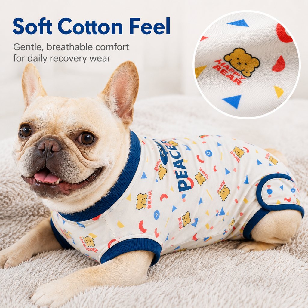Dog Recovery Suit for Post-Surgery Belly Protection