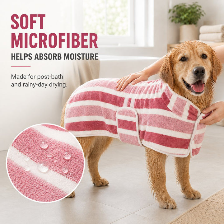 Wearable Microfiber Dog Drying Towel