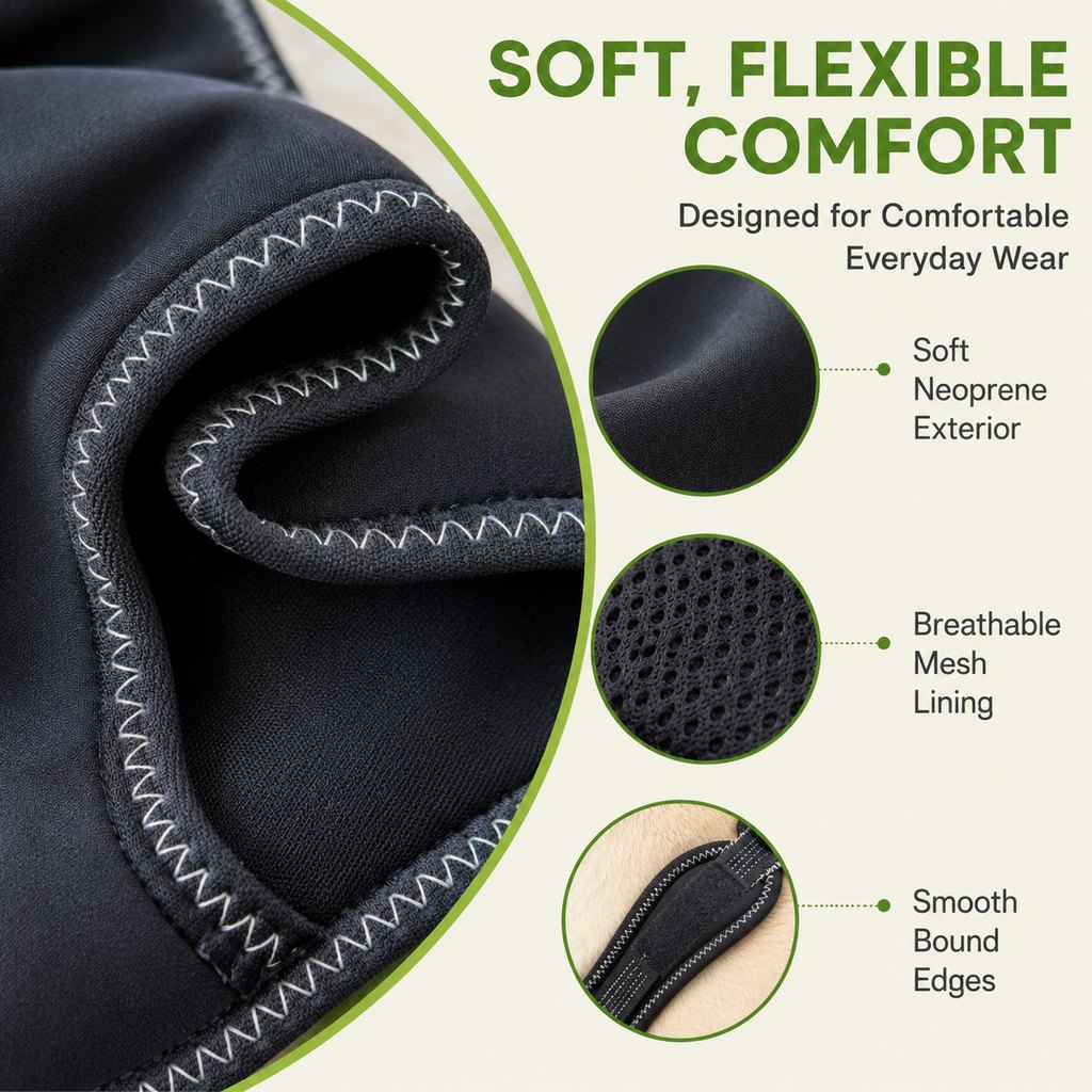 Dual Rear Leg Dog Support Brace with Harness | Walking Stability for Weak Hind Legs