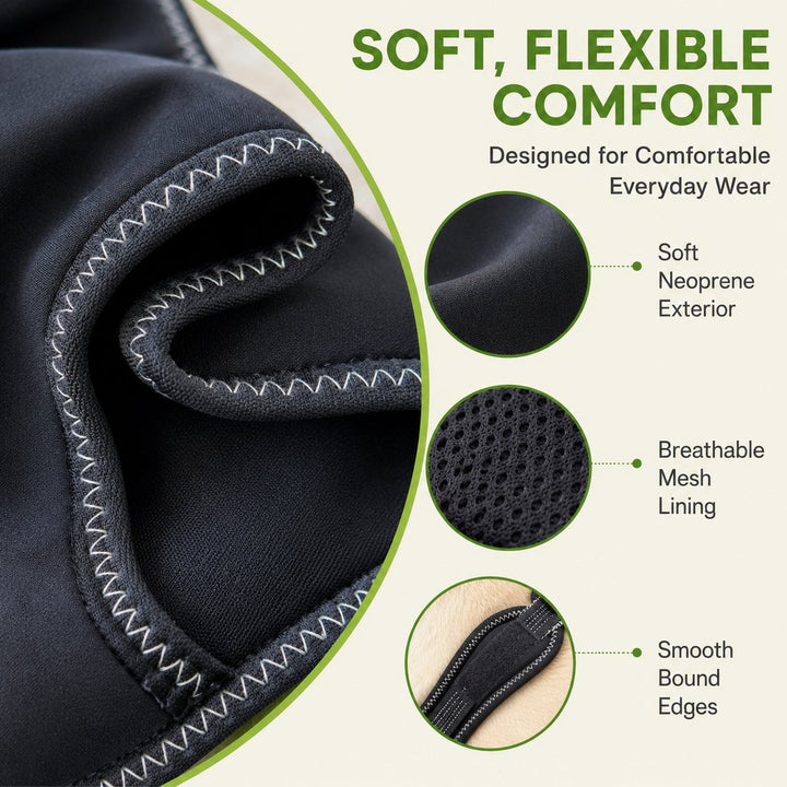 Dual Rear Leg Dog Support Brace with Harness | Walking Stability for Weak Hind Legs