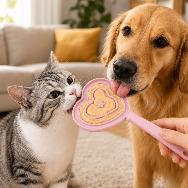 Heart Pet Licking Wand for Cats & Dogs