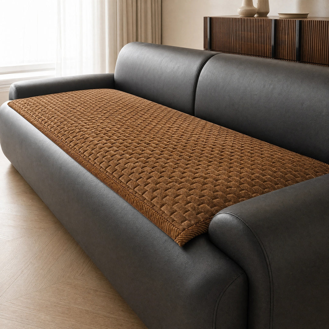 Soft Plush Non Slip Pet Sofa Cover with Scratch Resistant Furniture Protection