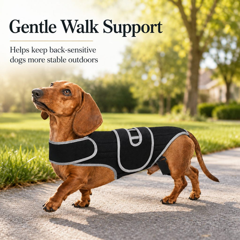 SpineGuard Dog Back Support Vest for Dachshunds & Corgis