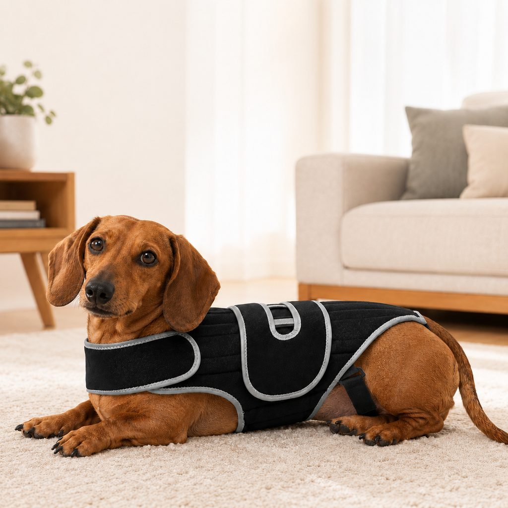 SpineGuard Dog Back Support Vest for Dachshunds & Corgis