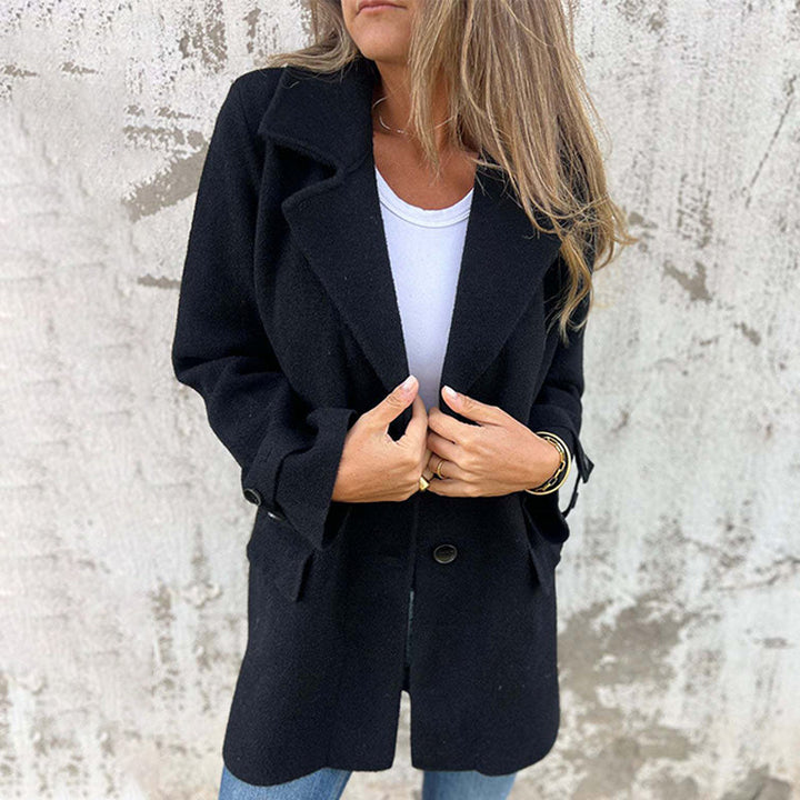 Women's Elegant Long-Sleeve Winter Coat