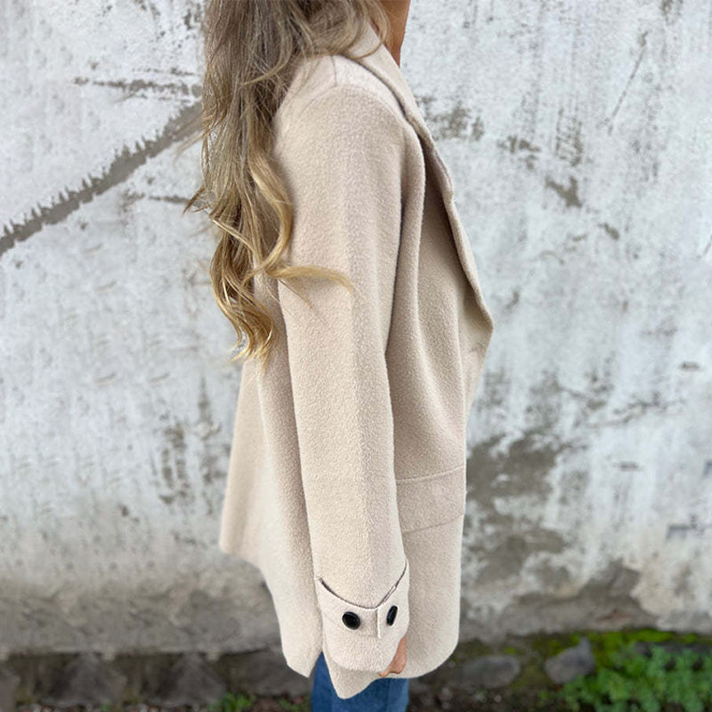 Women's Elegant Long-Sleeve Winter Coat