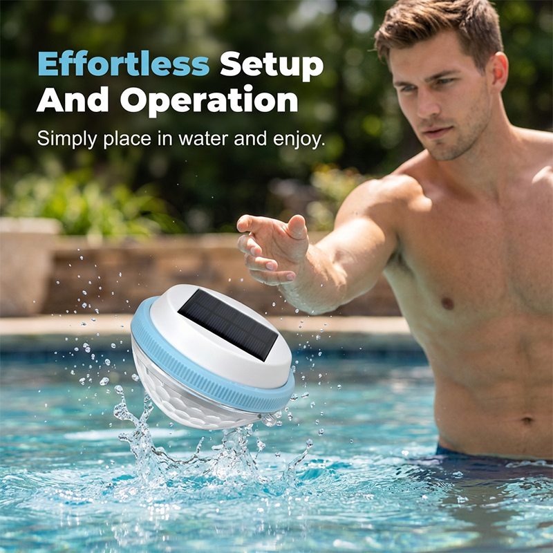 ‍️️ LED Solar Floating Pool Light – Colour Changing, Auto On/Off
