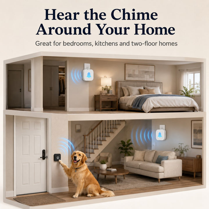Wireless Dog Doorbell for Potty Training