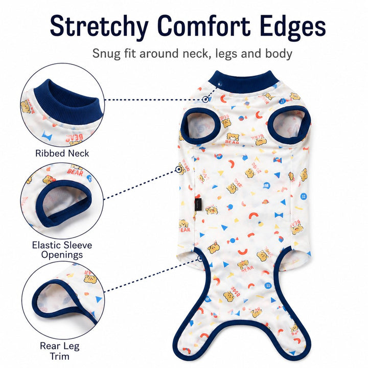 Dog Recovery Suit for Post-Surgery Belly Protection