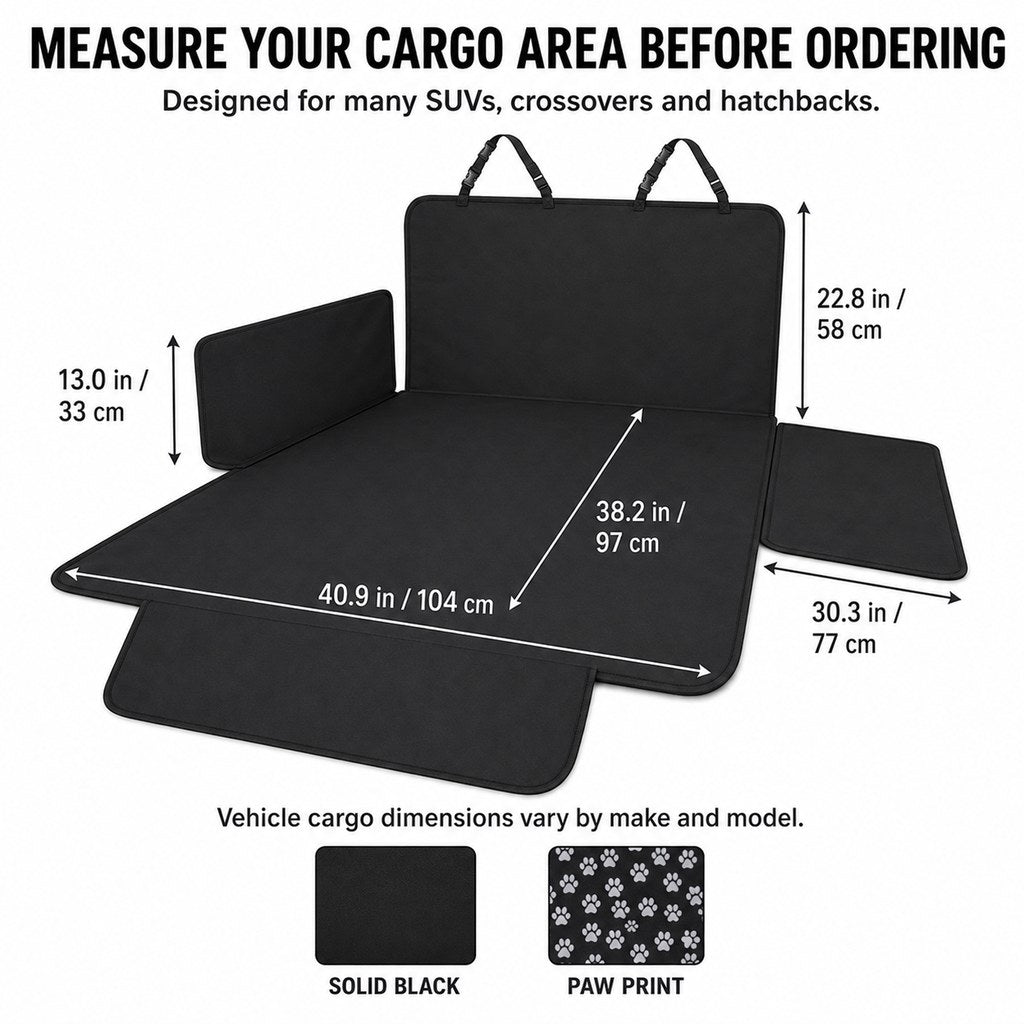 SUV Cargo Liner for Dogs | Mud, Hair & Bumper Protection