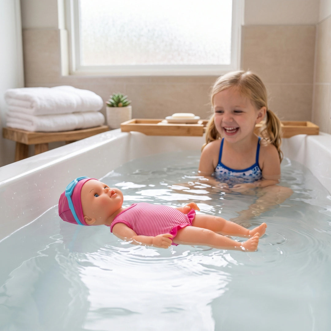 Swimming Baby Doll with Waterproof Electric Swimming Function