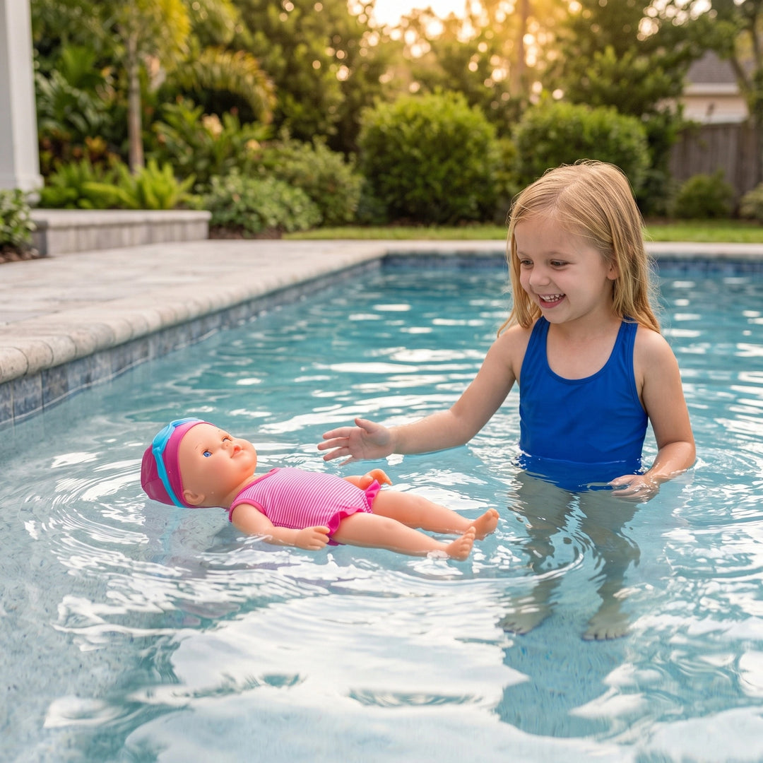 Swimming Baby Doll with Waterproof Electric Swimming Function