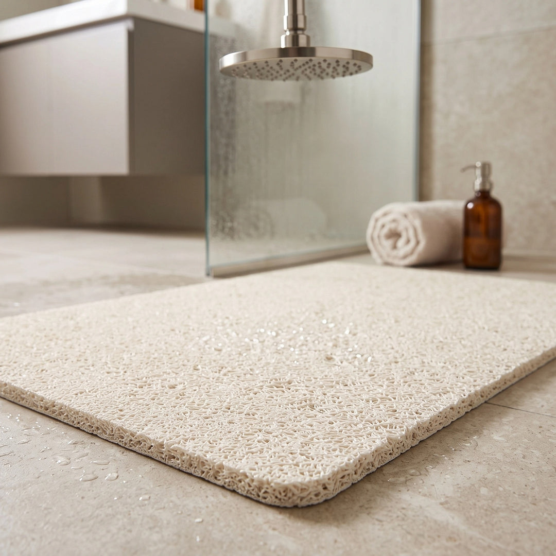 Textured Non Slip Shower Mat with Porous Drainage and Fast Dry Design