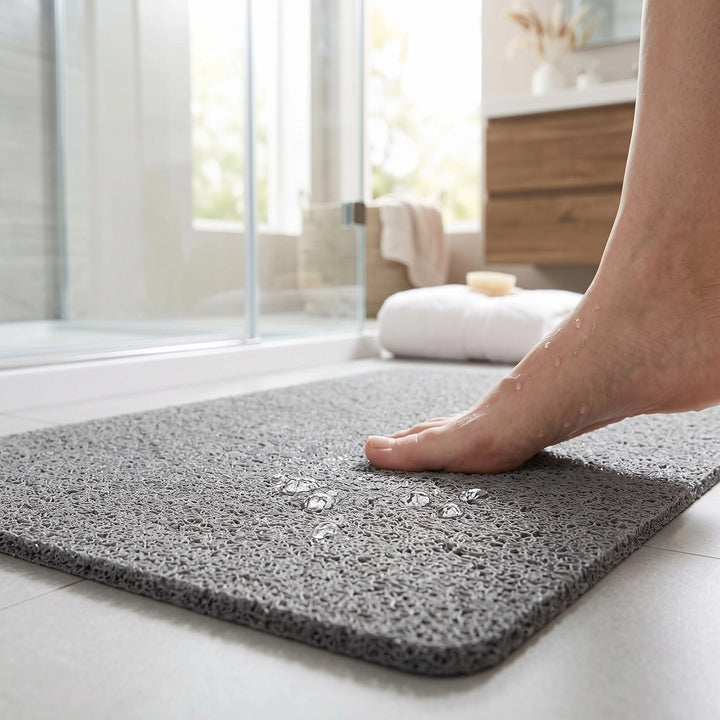 Textured Non Slip Shower Mat with Porous Drainage and Fast Dry Design